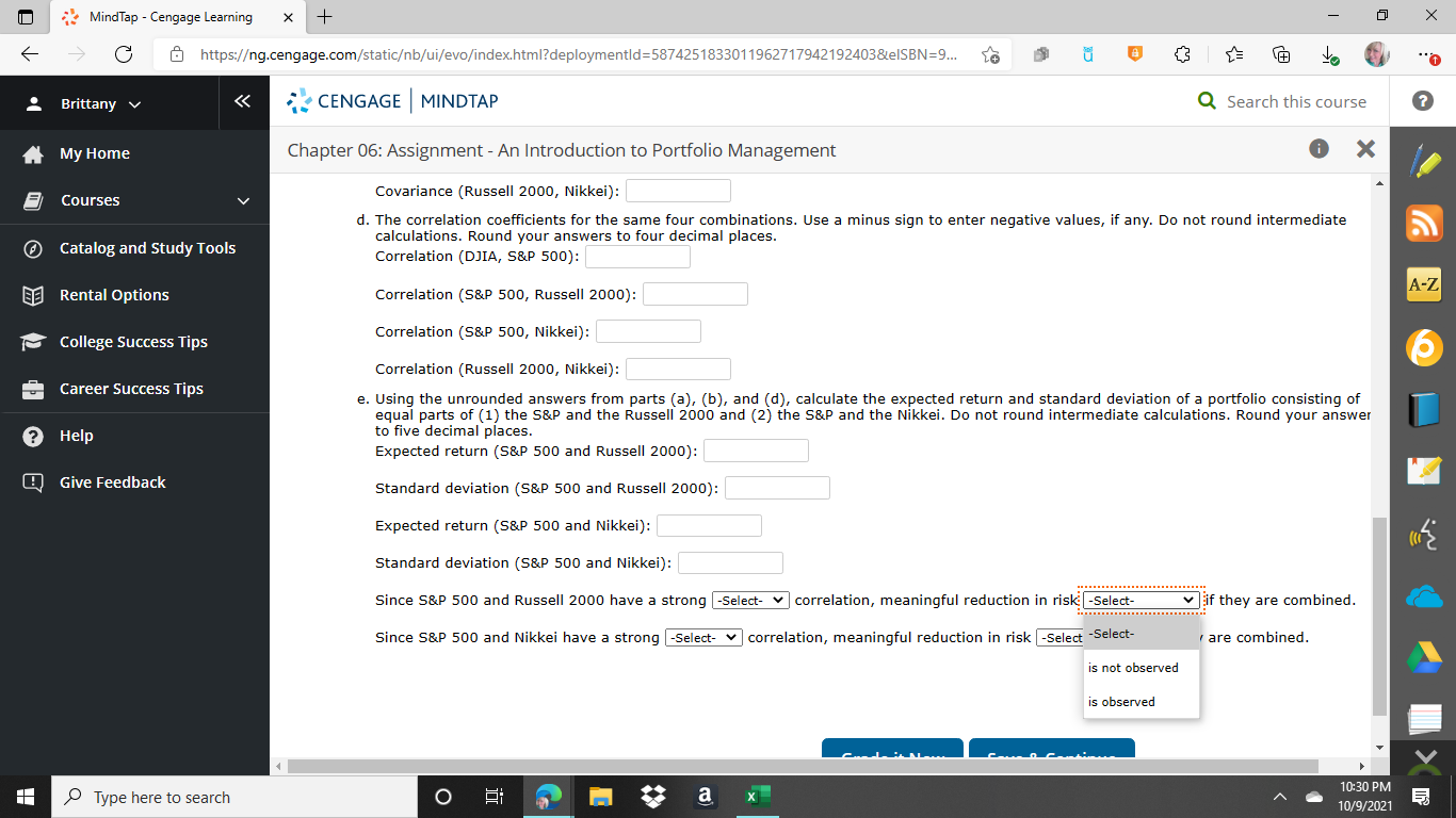 for four market indexes. Rental Options Month DJIA S&P 500 Russell 2000