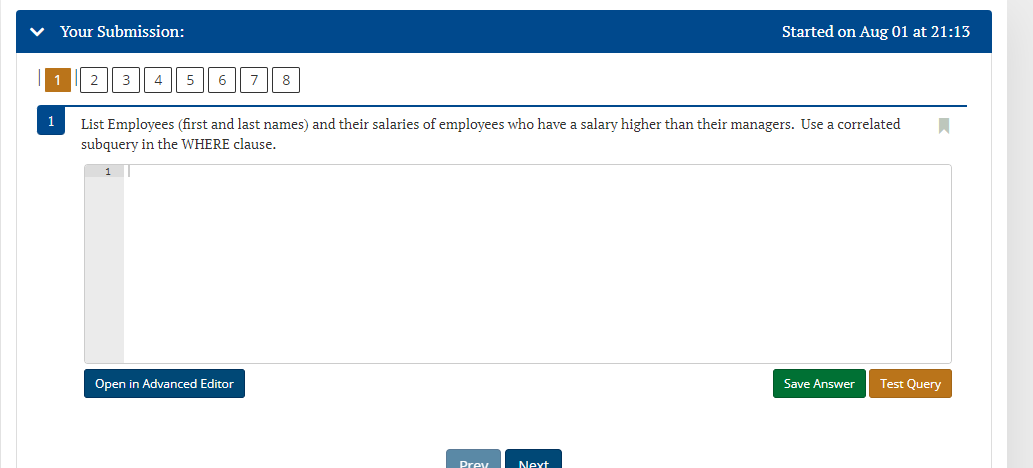 Figure 3.1. To do these queries you cannot use The SimpliedSales database.
