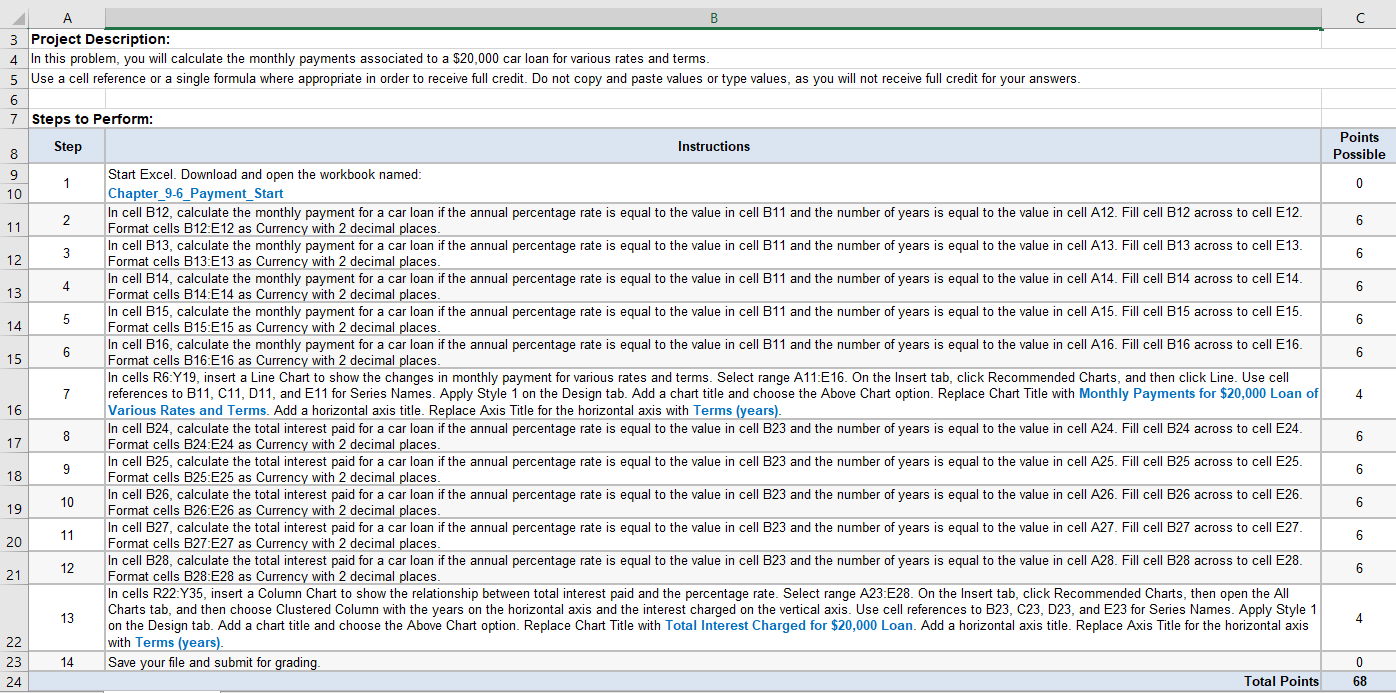 various rates and terms. 5 Use a cell reference or a single