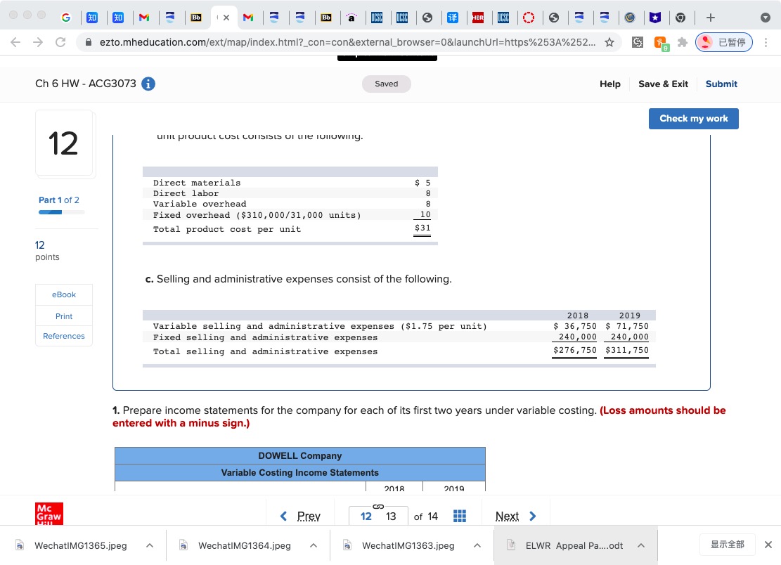 ezto.mheducation.com/ext/map/index.html?_con=con&external_browser=0&launchUrl=https%253A%252... * Ch 6 HW - ACG3073 Saved Help Save & Exit