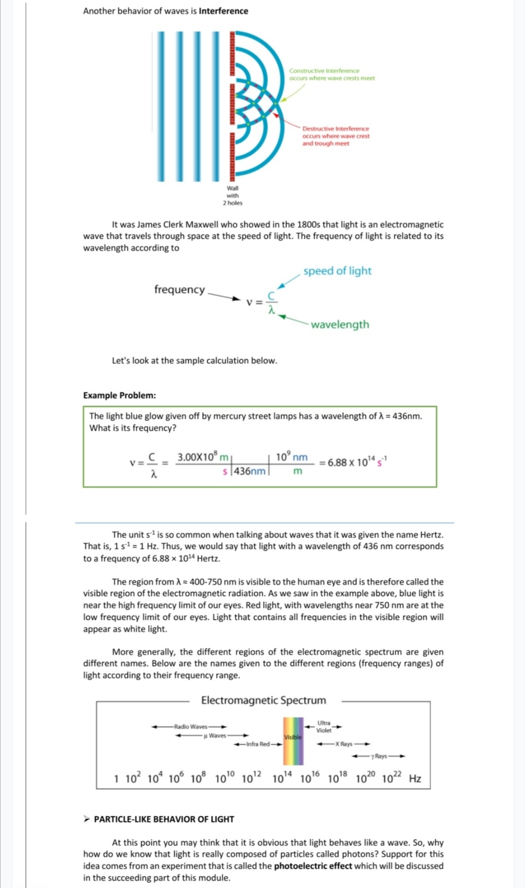 lamp to turn on the light. When reading currents, click on the