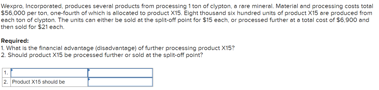 Required 2 Compute the rate of return for each division using the