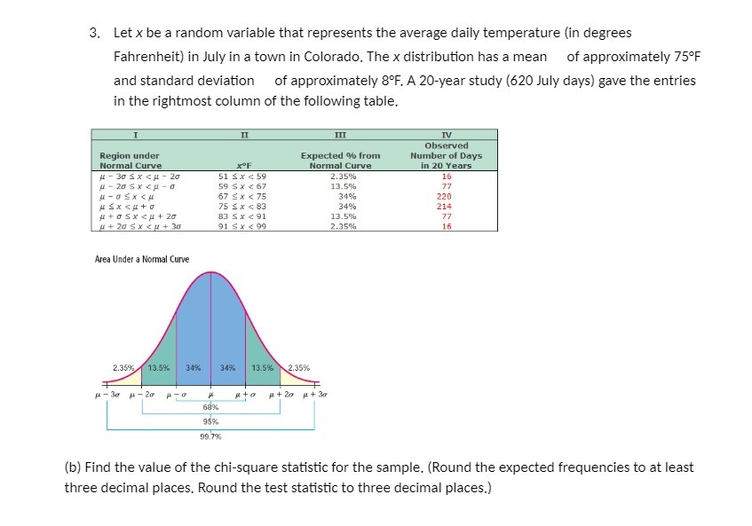  3. Let x be a random variable that represents the average