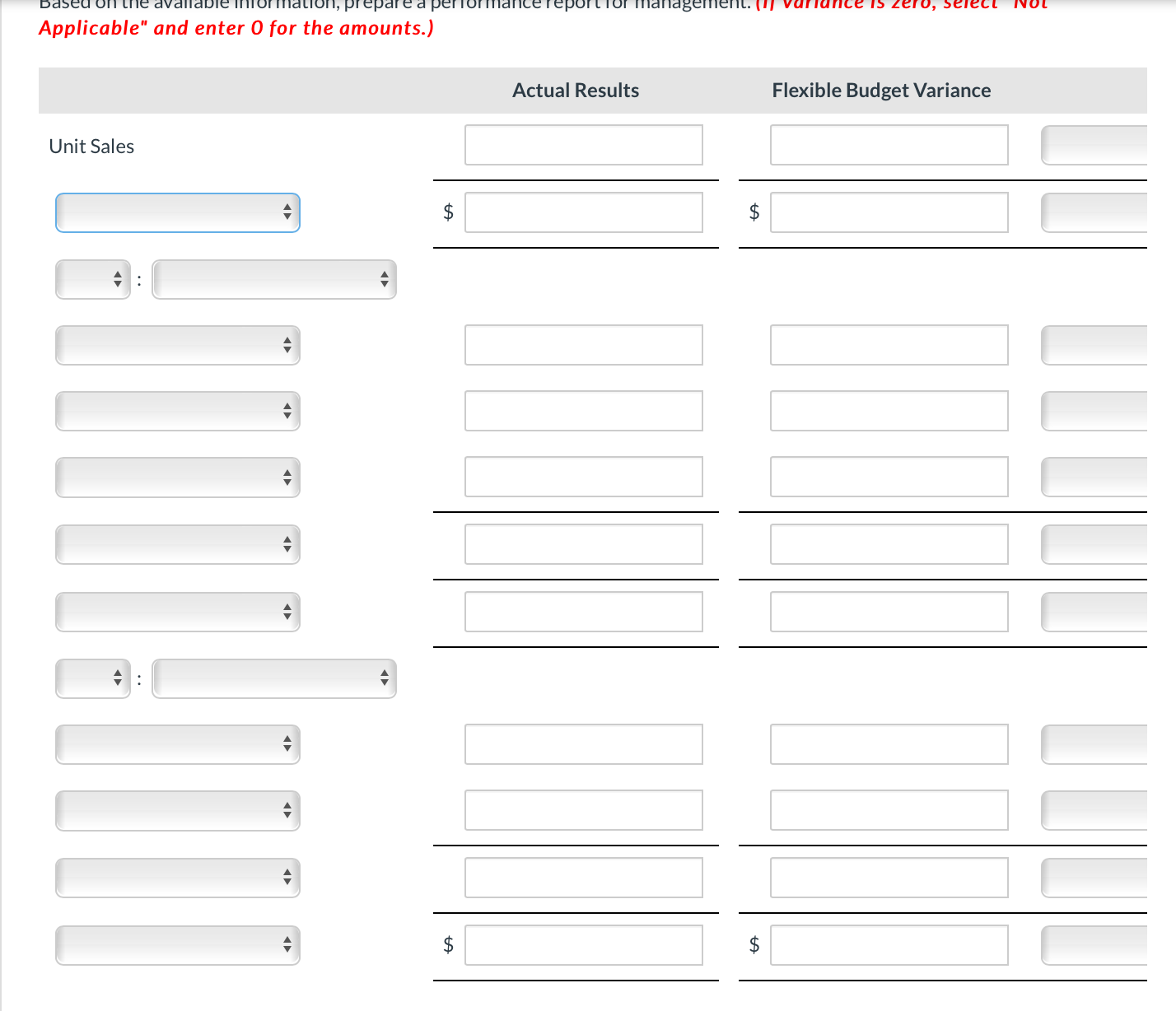419,860 Total variable expenses 1,471,060 Contribution margin 1,040,340 Fixed overhead 218,000 Fixed