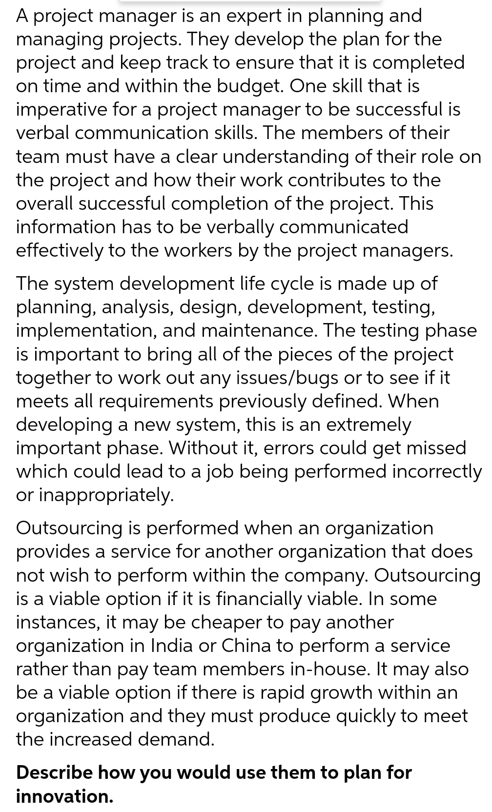 please answer question within 30 minutes. make sure the explanation and reasons