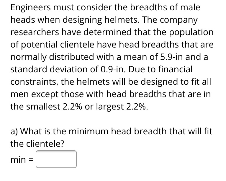 What is the maximum head breadth that will fit the clientele?The answer