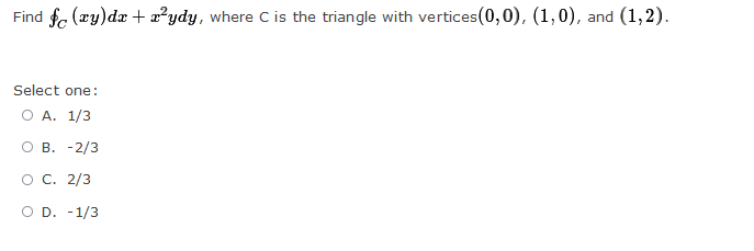 j o c. F(x, y) = -3x y3i+ 3ry j O D.