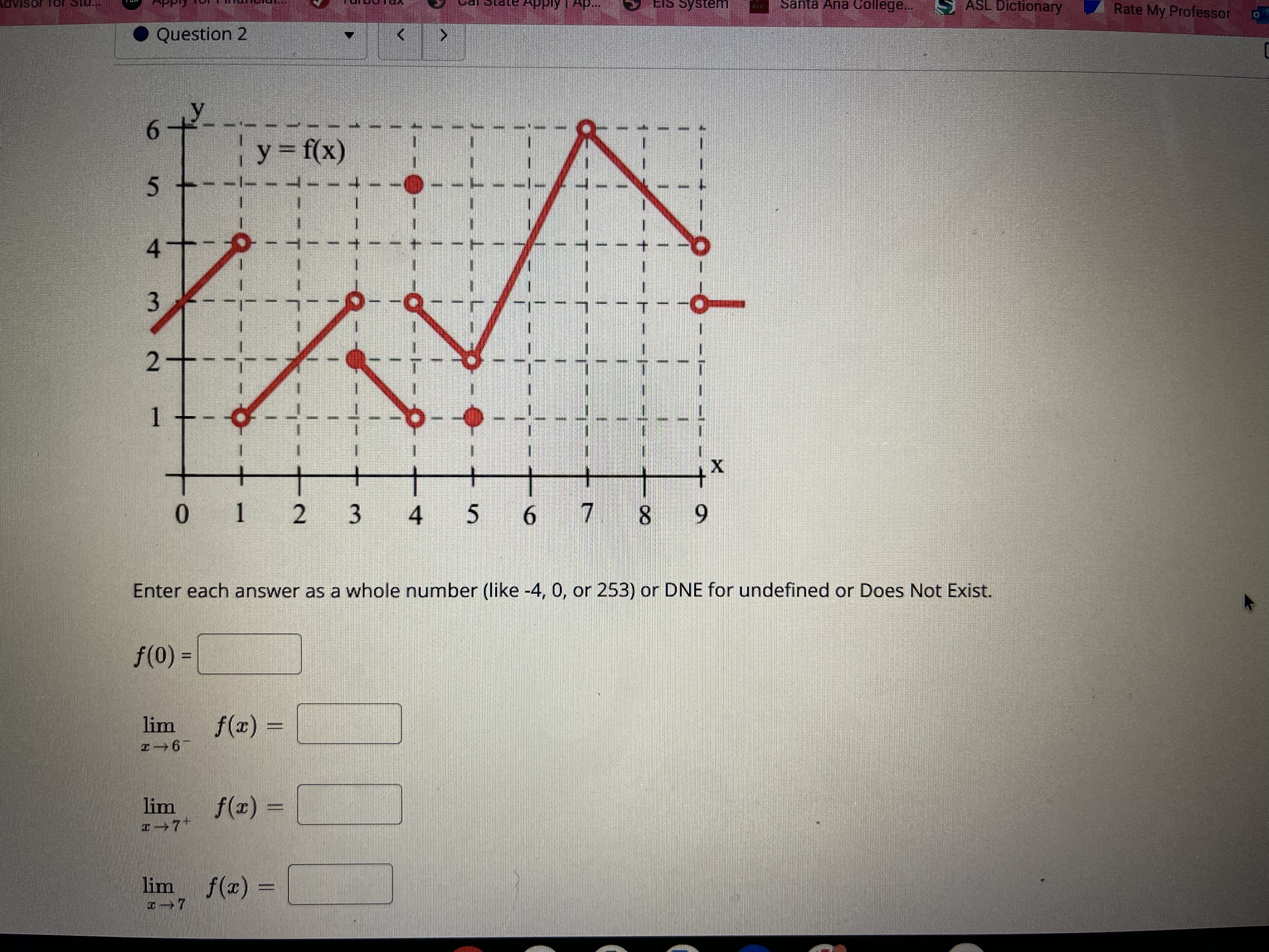 -1 Find f ( - 1) > Next Question OM NO\fQuestion 8