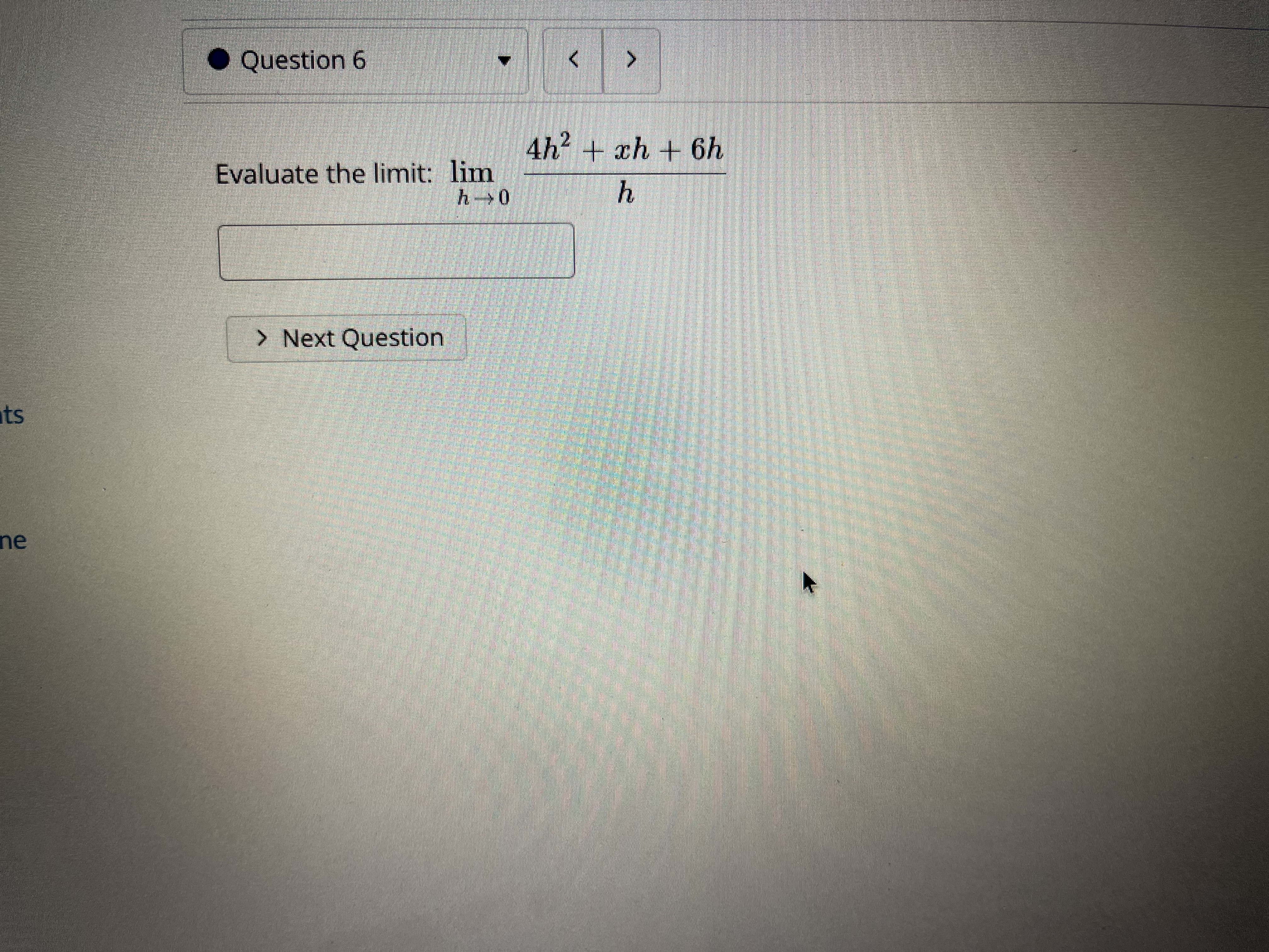 2x* + 6x + 1, on the interval z e [-27-1]. Average