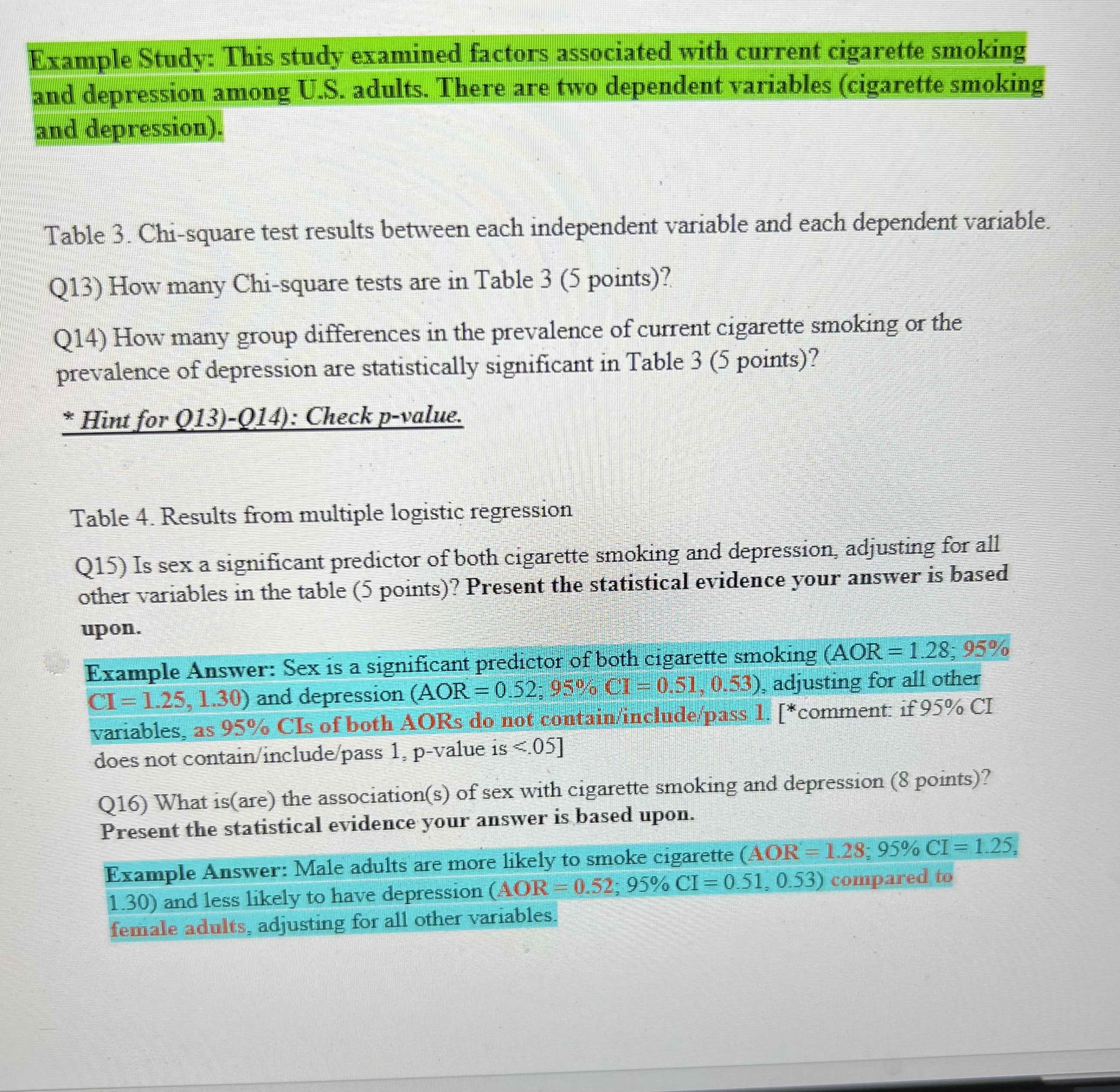 variable AOR (95% CI) AOR (95% CD) Sex Male 1.28 (1.25, 1.30)