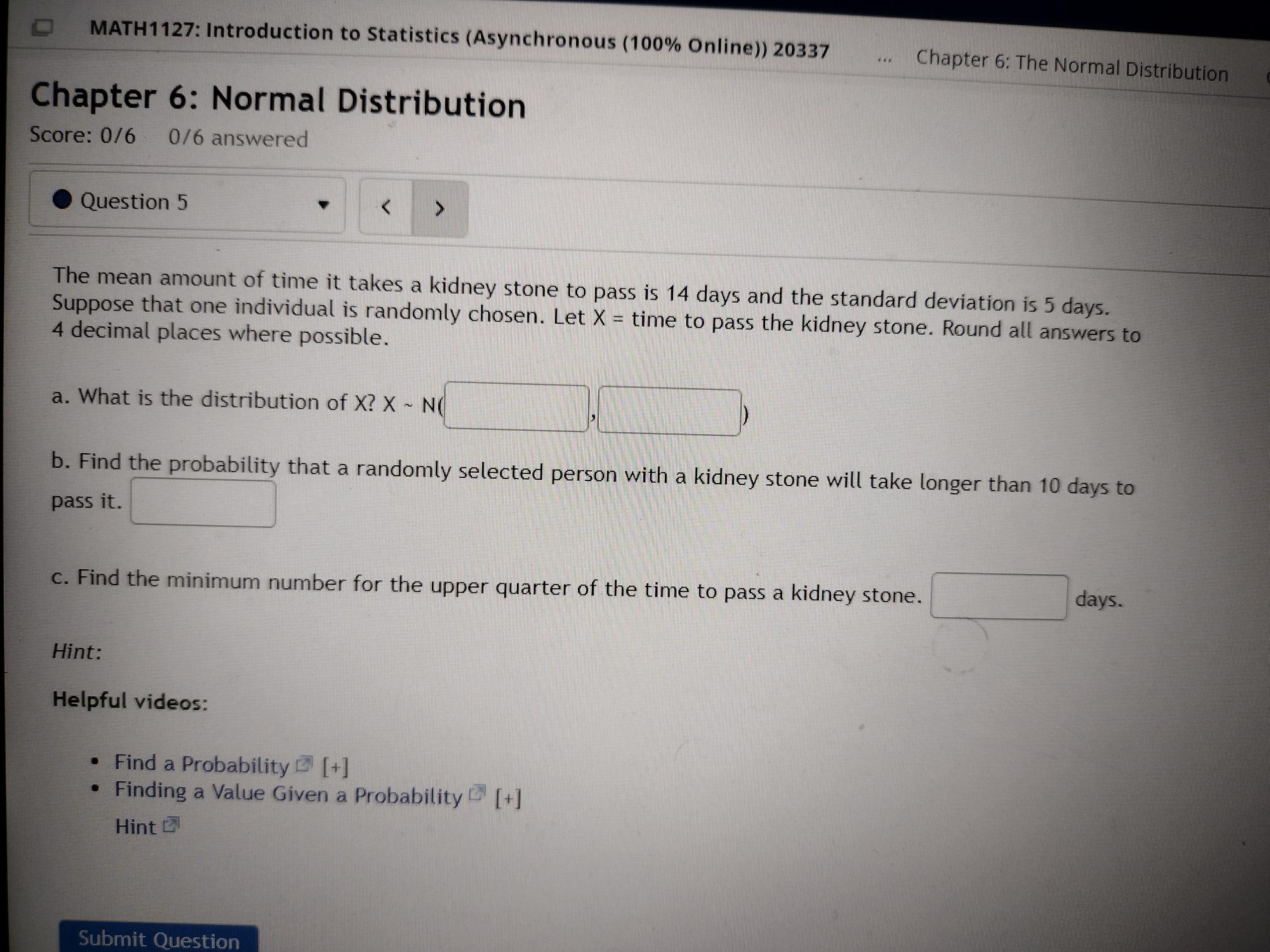 null and alternative hypotheses would be: Ho: ? v Select an answer