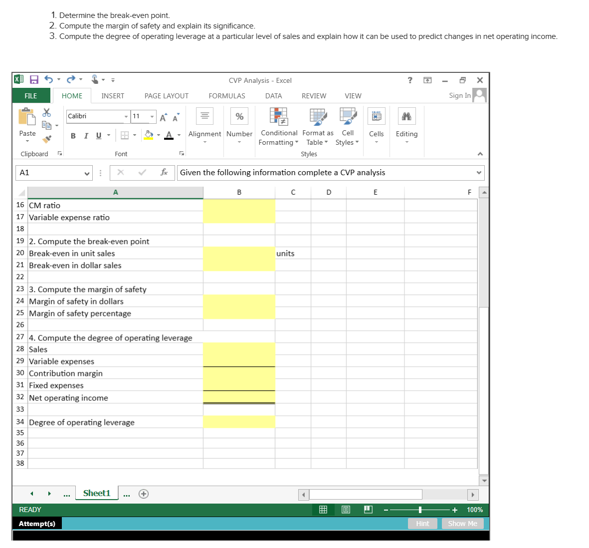 traceable 3'1 Fixed manufacturing overhead. common 32 Total costs 33 3'1 Based
