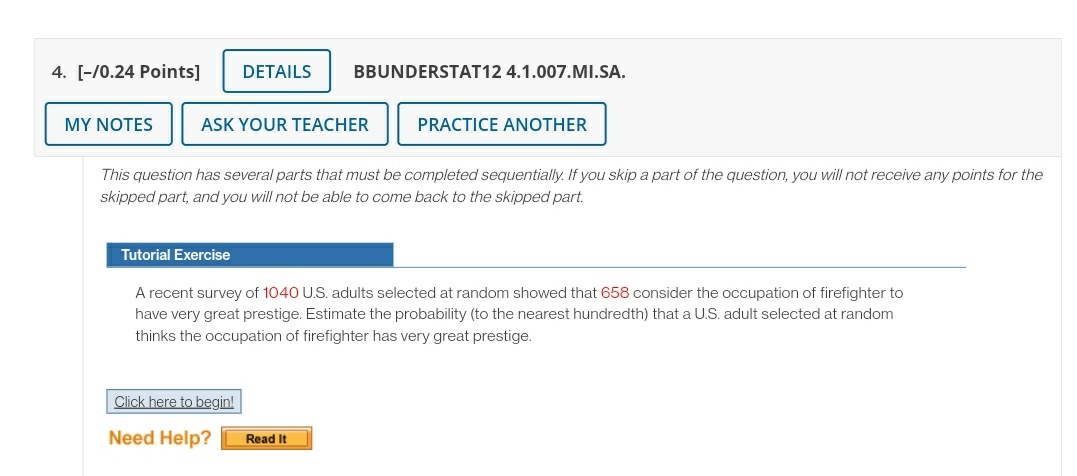 help please 4. [-/0.24 Points] DETAILS BBUNDERSTAT12 4.1.007.MI.SA. MY NOTES ASK YOUR