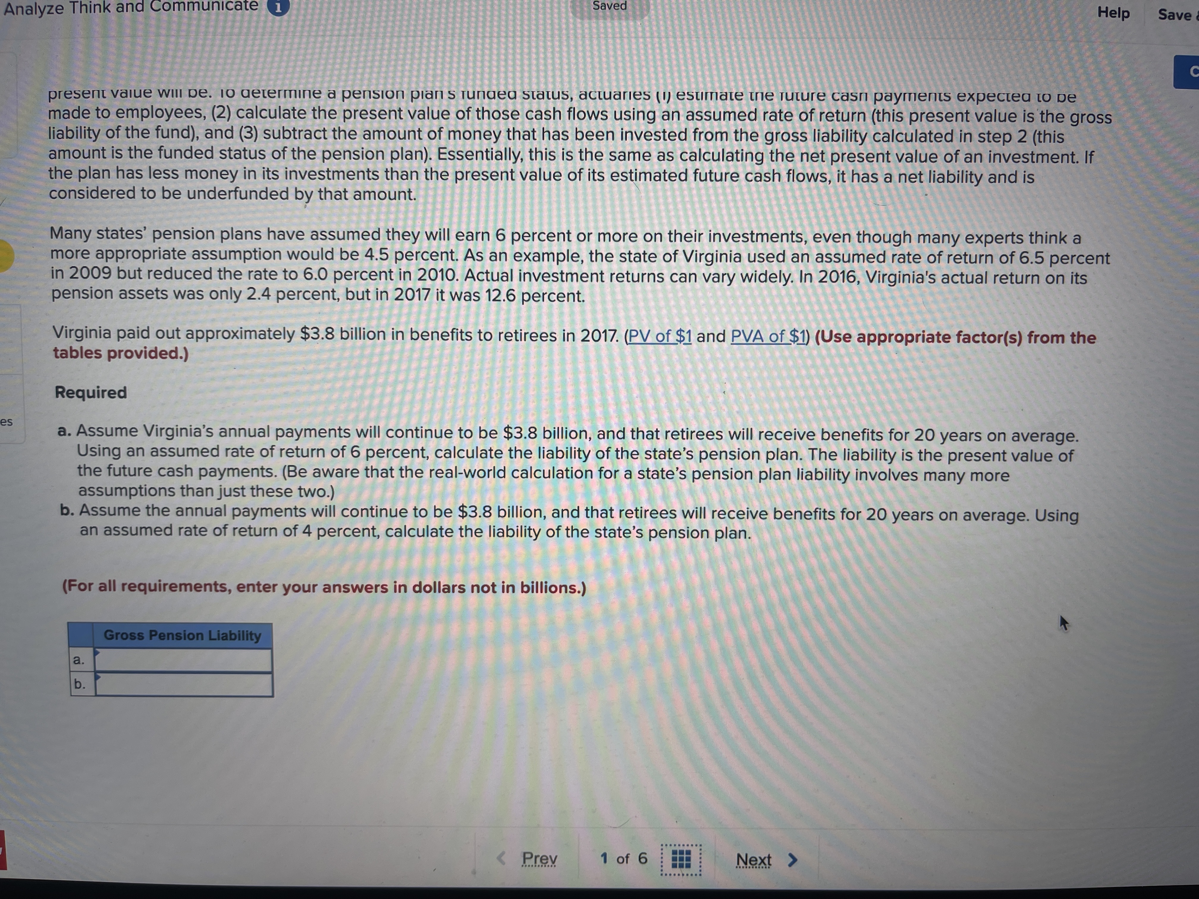 coverage about the funding status of pension plans for state employees. In