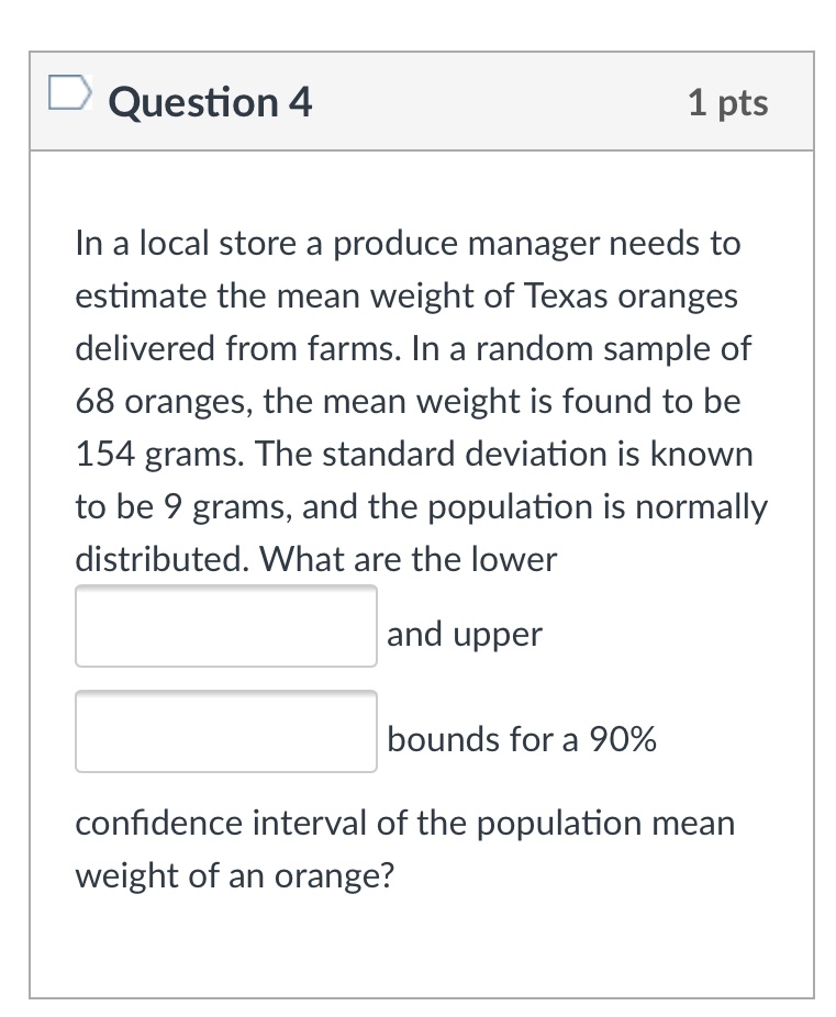 Help D Question 4 1 pts In a local store a produce
