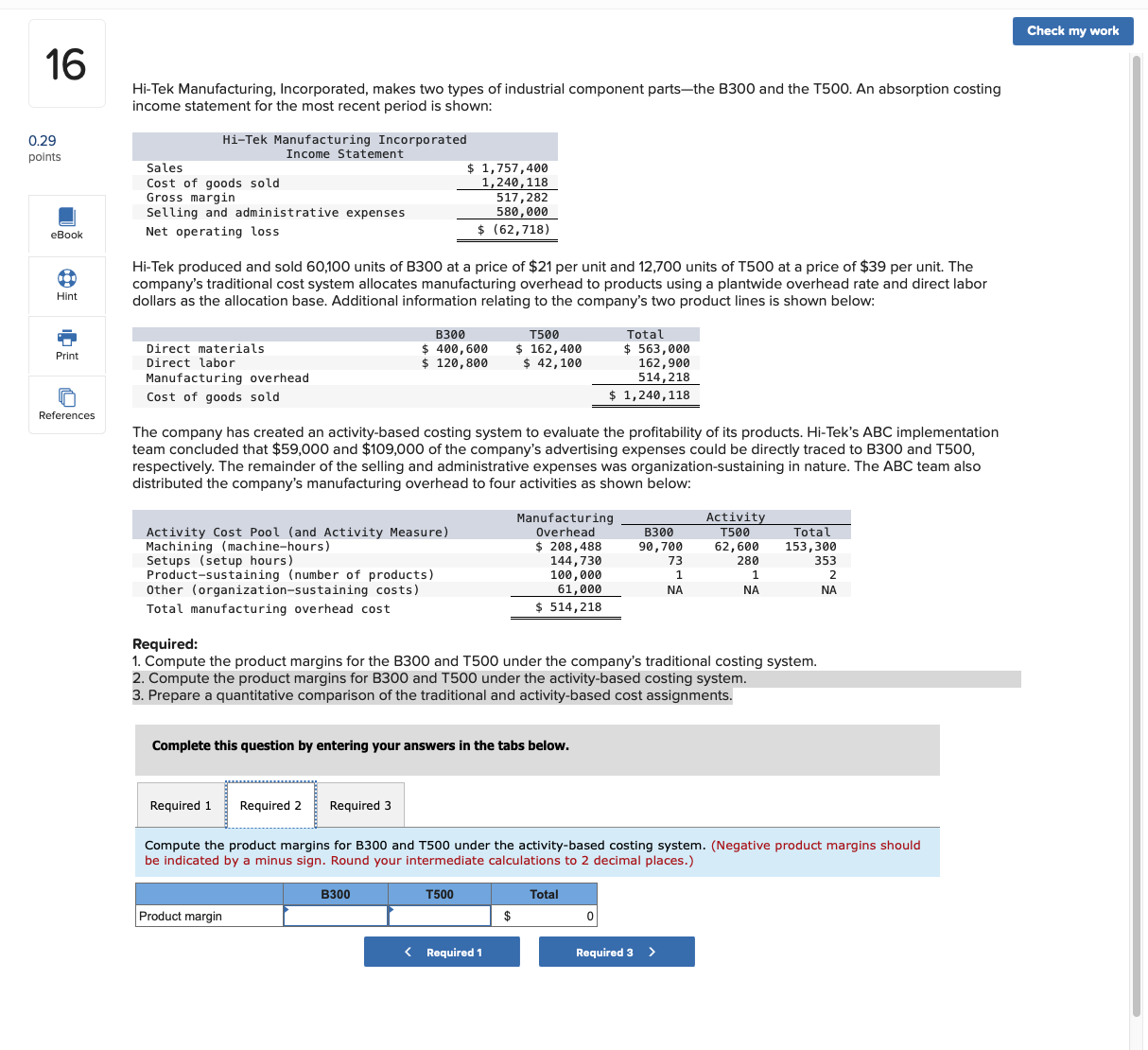 for the most recent period is shown: 0.29 Hi-Tek Manufacturing Incorporated Points