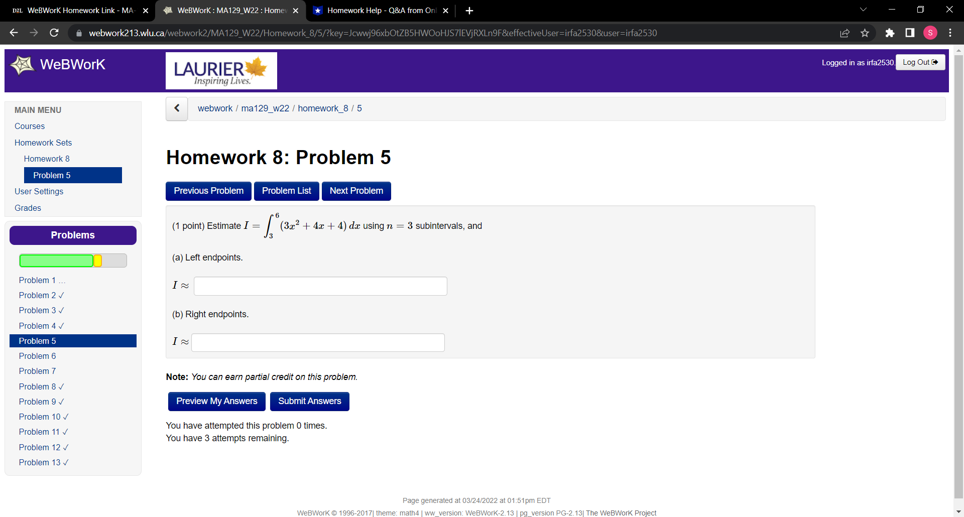 Homev X *Homework Help - Q&A from Onl x X - >