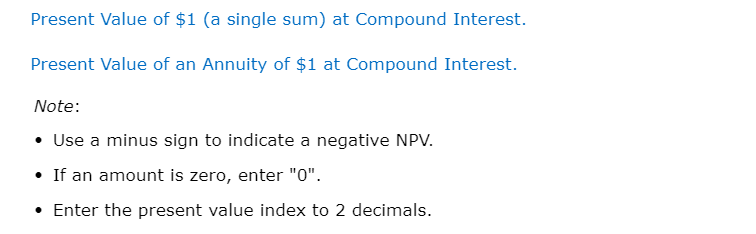 life of 7 years. Annual revenues associated with the years. Annual revenues