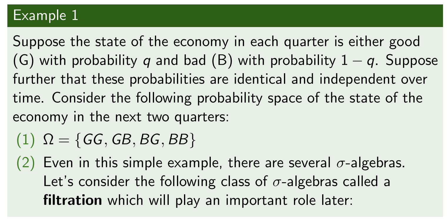 in quarter t is B. Let X : (11 + d2 +