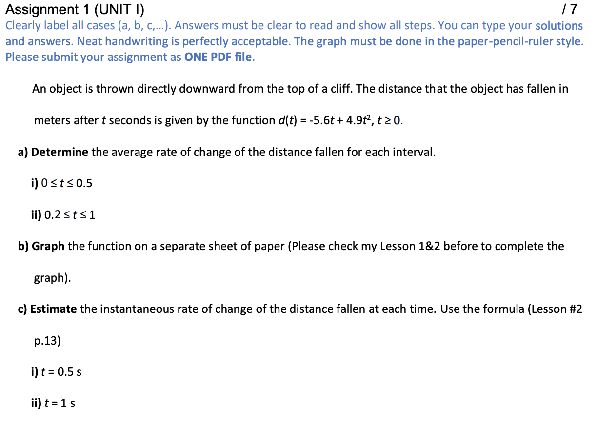 Assignment 1 (UNIT I) 17 Clearly label all cases (a, b,
