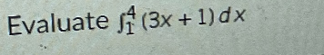 1.5 1 + 0.5- X 1 2 3 4Which integral would represent