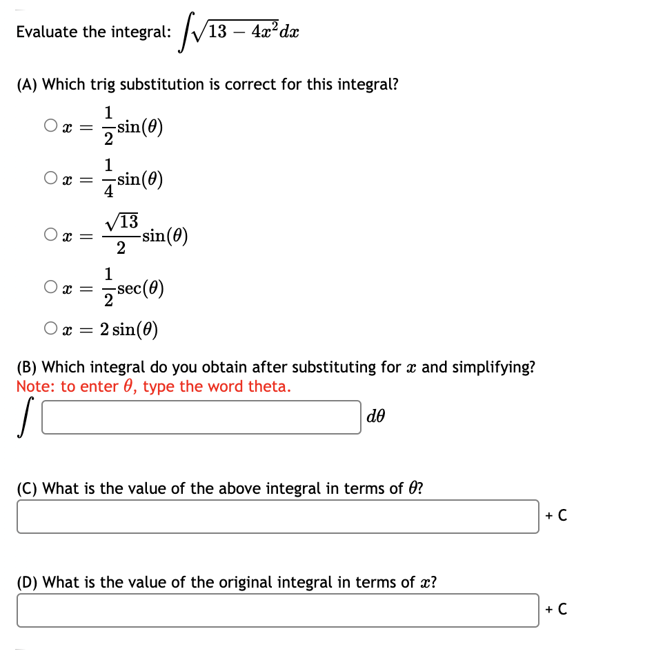 for :1: and simplifying? Note: to enter 6, type the word theta.