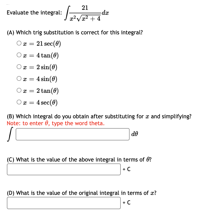 [:1d6 (C) What is the value of the above integral in terms