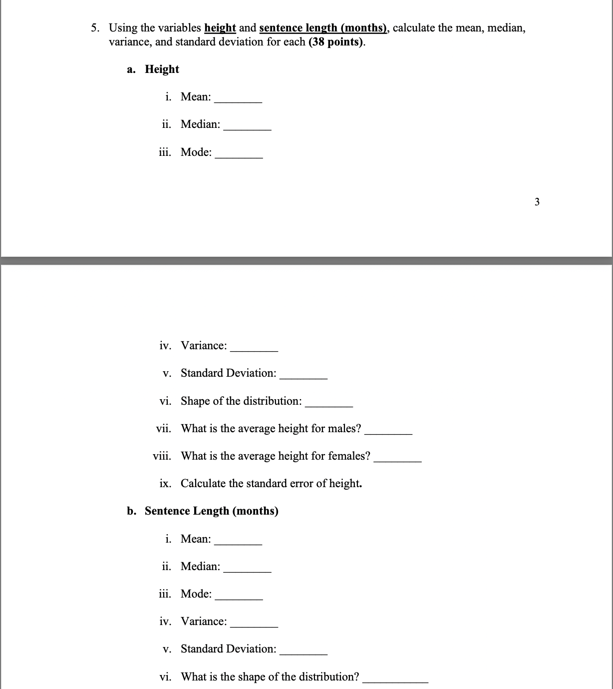 Sentence Length Gun Legalization of Institution ID # Gender Age (in.) (months)
