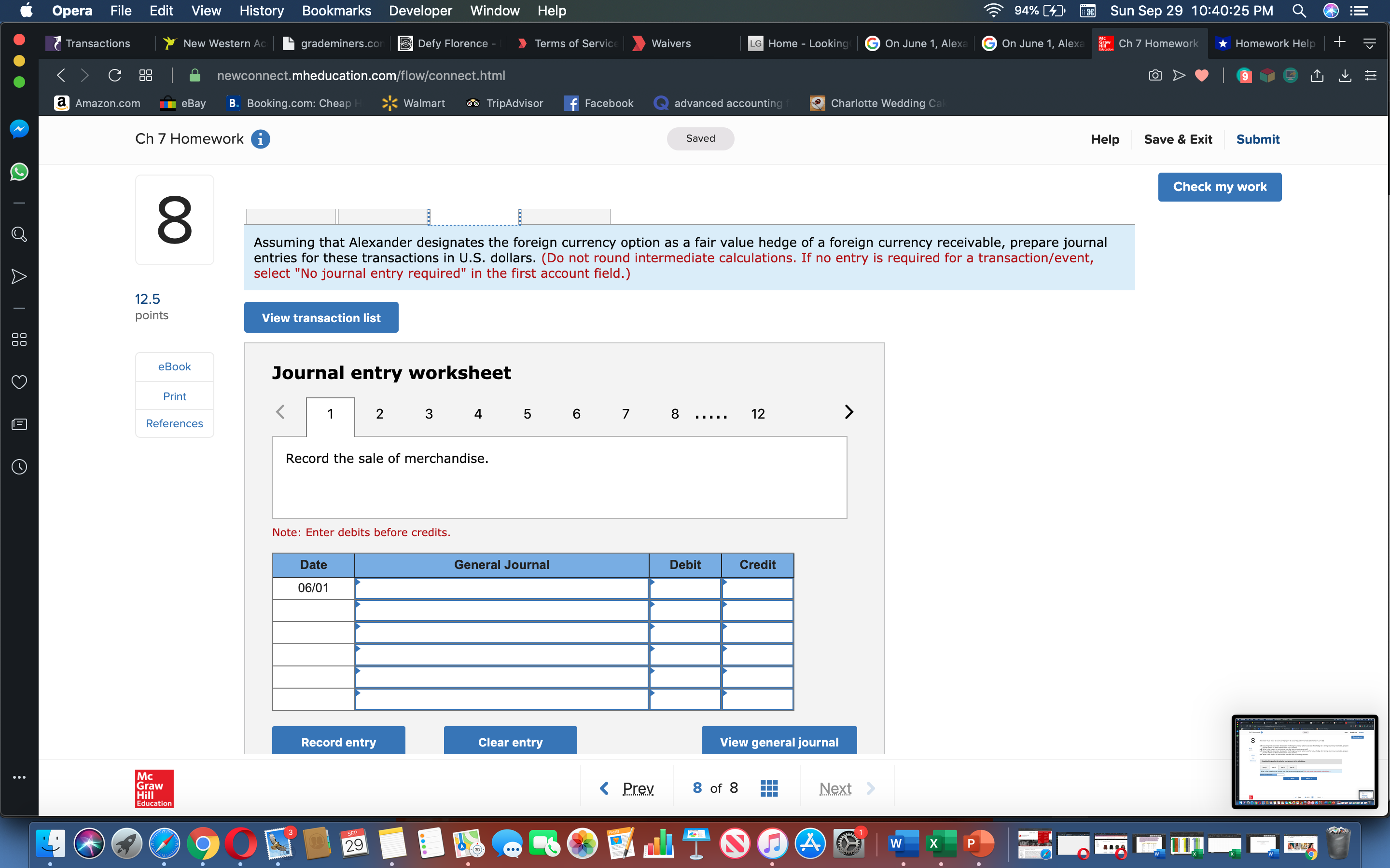 10:39:57 PM Q Transactions New Western Ac grademiners.con Defy Florence - Terms