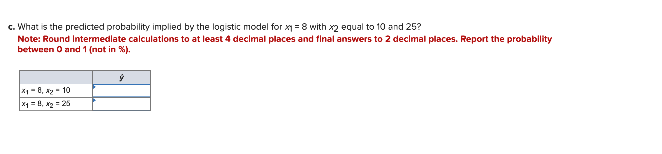 model (LPM) and the logistic regression model, with the associated p-values shown