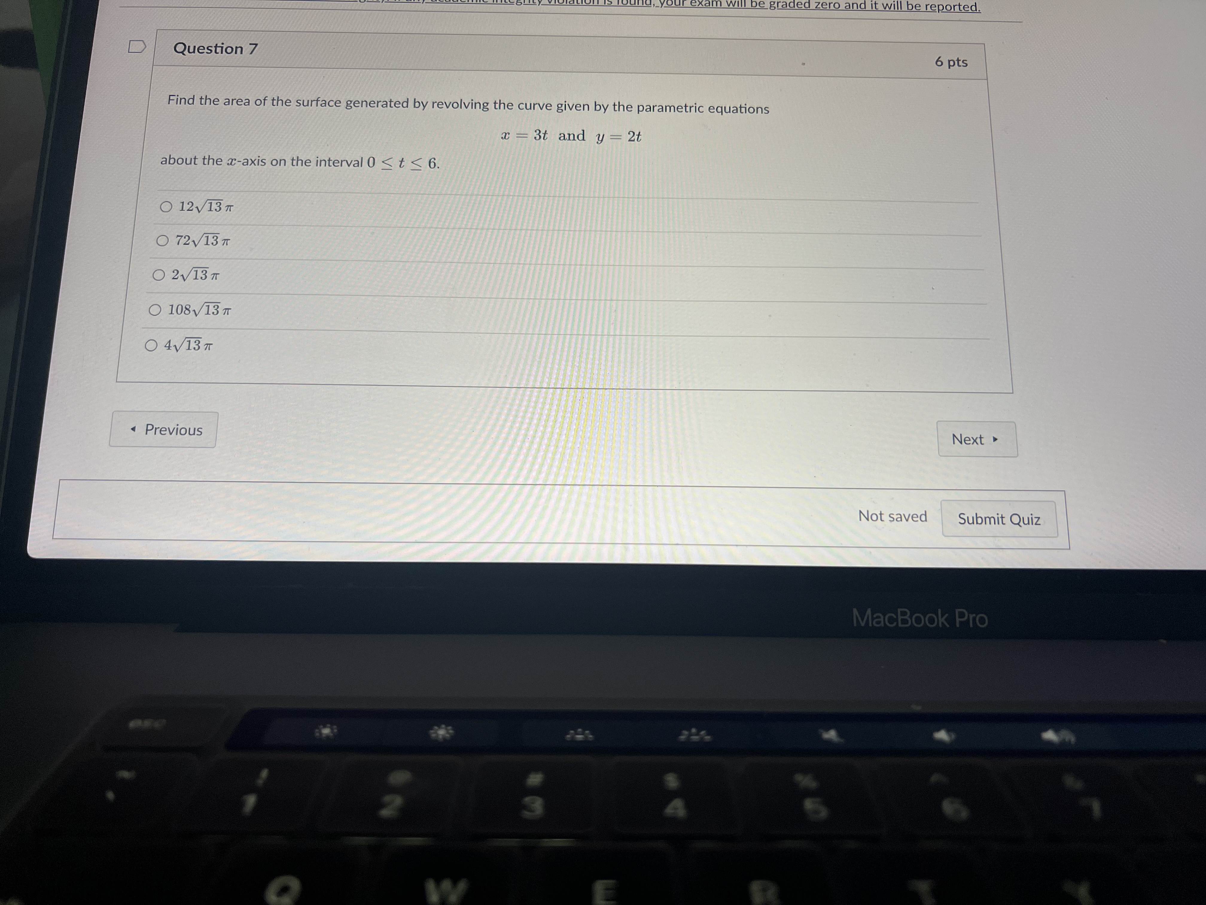 the set of parametric equations x = t and y = t2