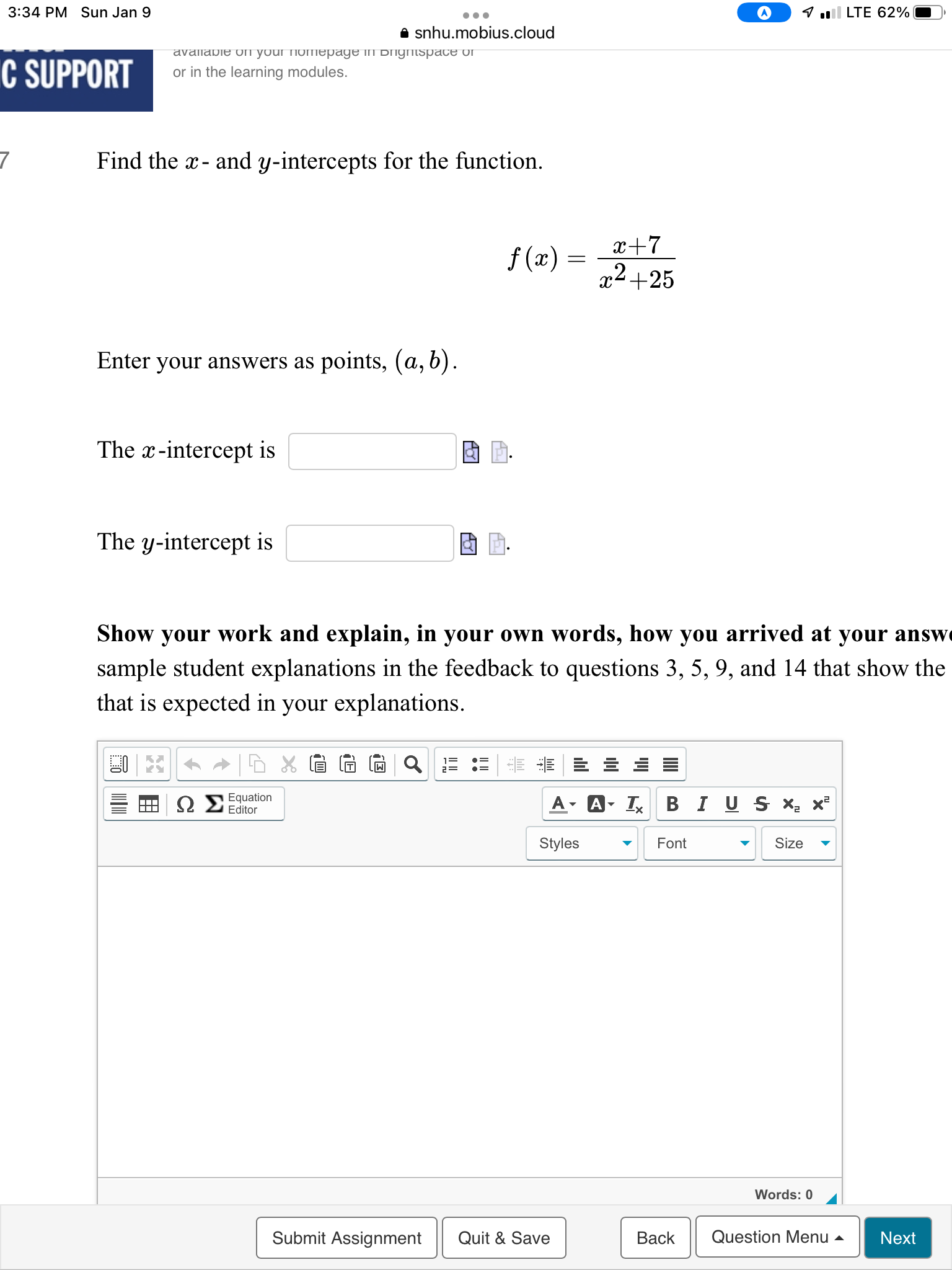3:34 PM Sun Jan 9 . . . 1 . LTE