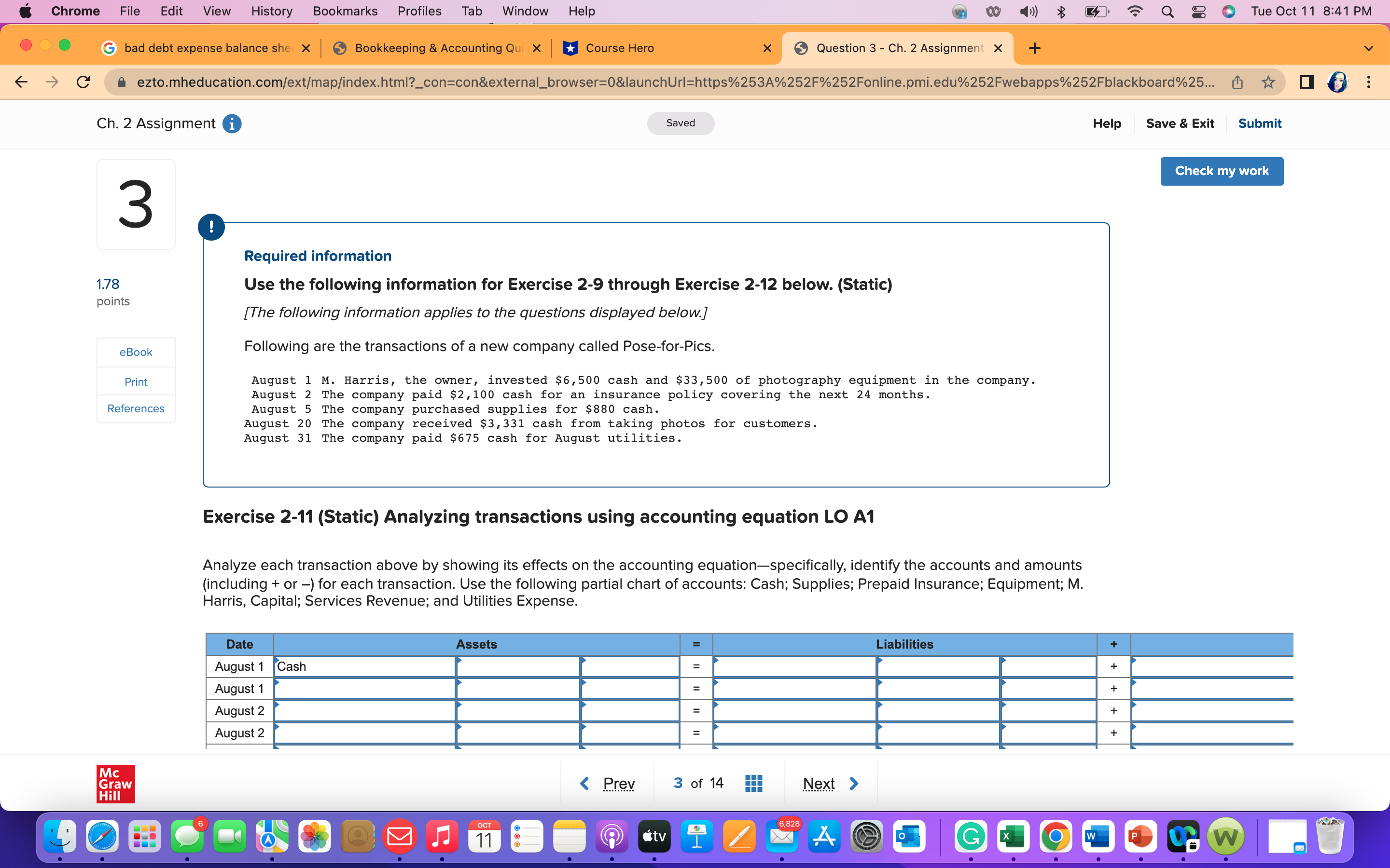  Chrome File Edit View History Bookmarks Profiles Tab Window Help ()
