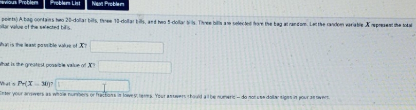 pls explanation is needed. thanks revious Problem Problem List Next Problem points)