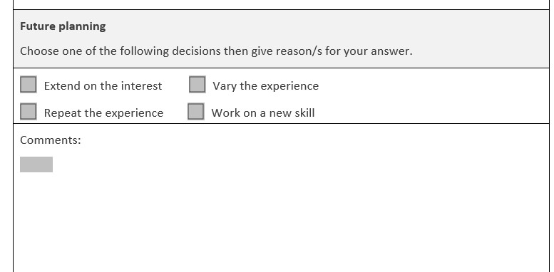  Can you please help me for the Experience Evaluation plan?some details