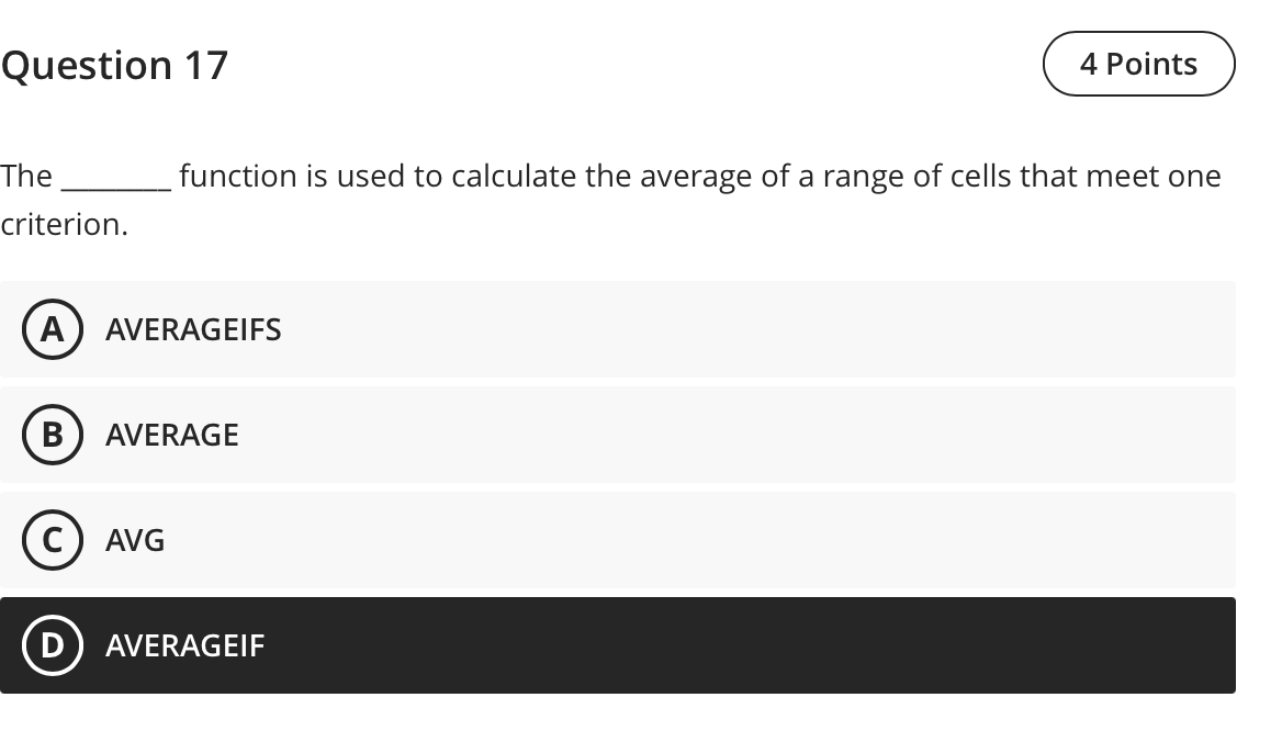 D indexQuestion 23 Atool used with a PivotTable to filter data based