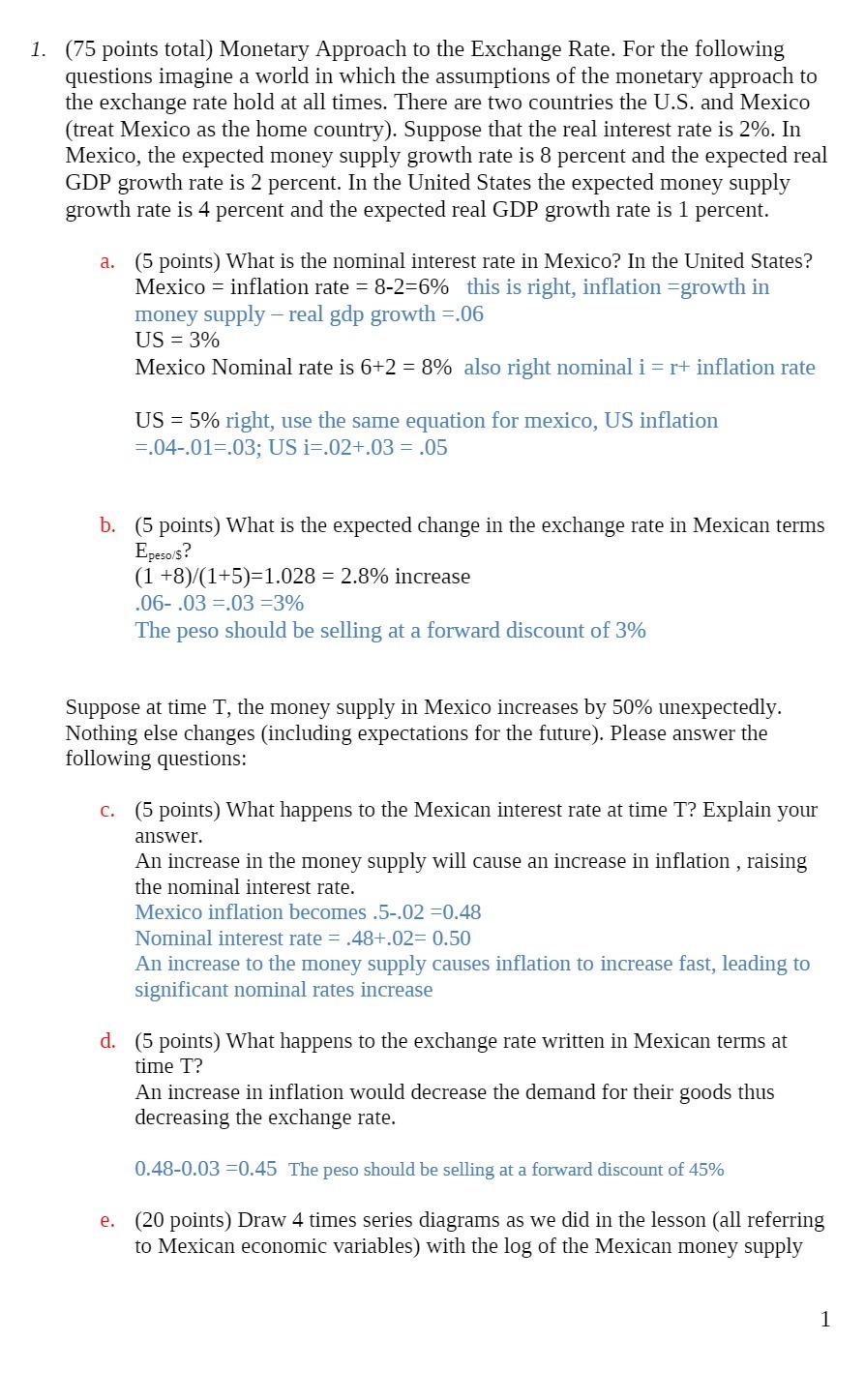 the following questions imagine a world in which the assumptions of the