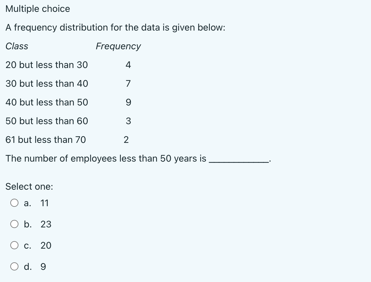 mode? Select one: 0 a. 80 O b. 78 O c. 84