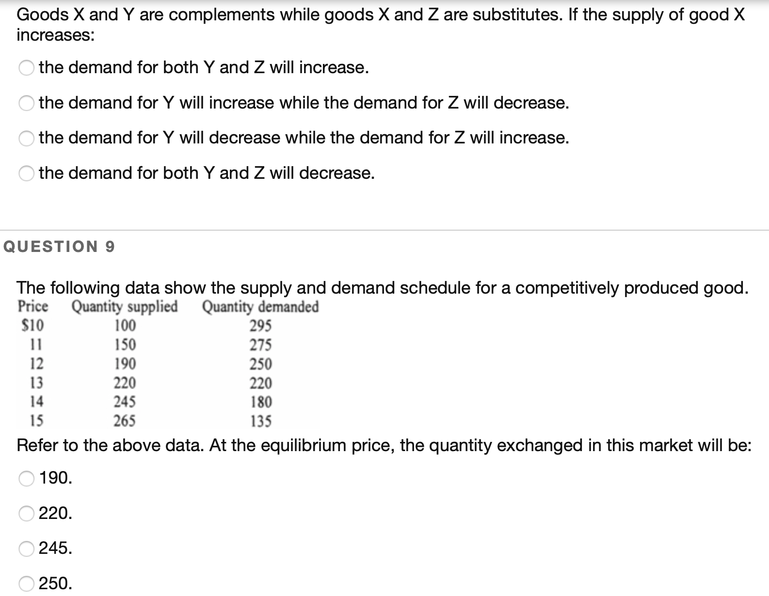 price. F firms make less of the product available for sale. F