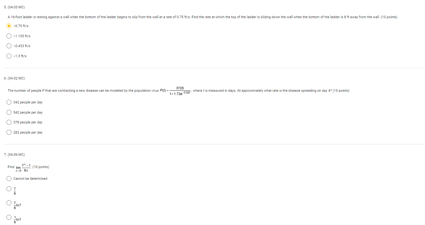 falls below g. O The value of 2.65 is an overestimate because