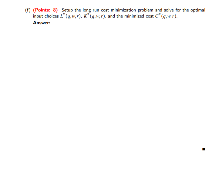 (POINTS: 35] The production of boats require a fixed proportion of workers