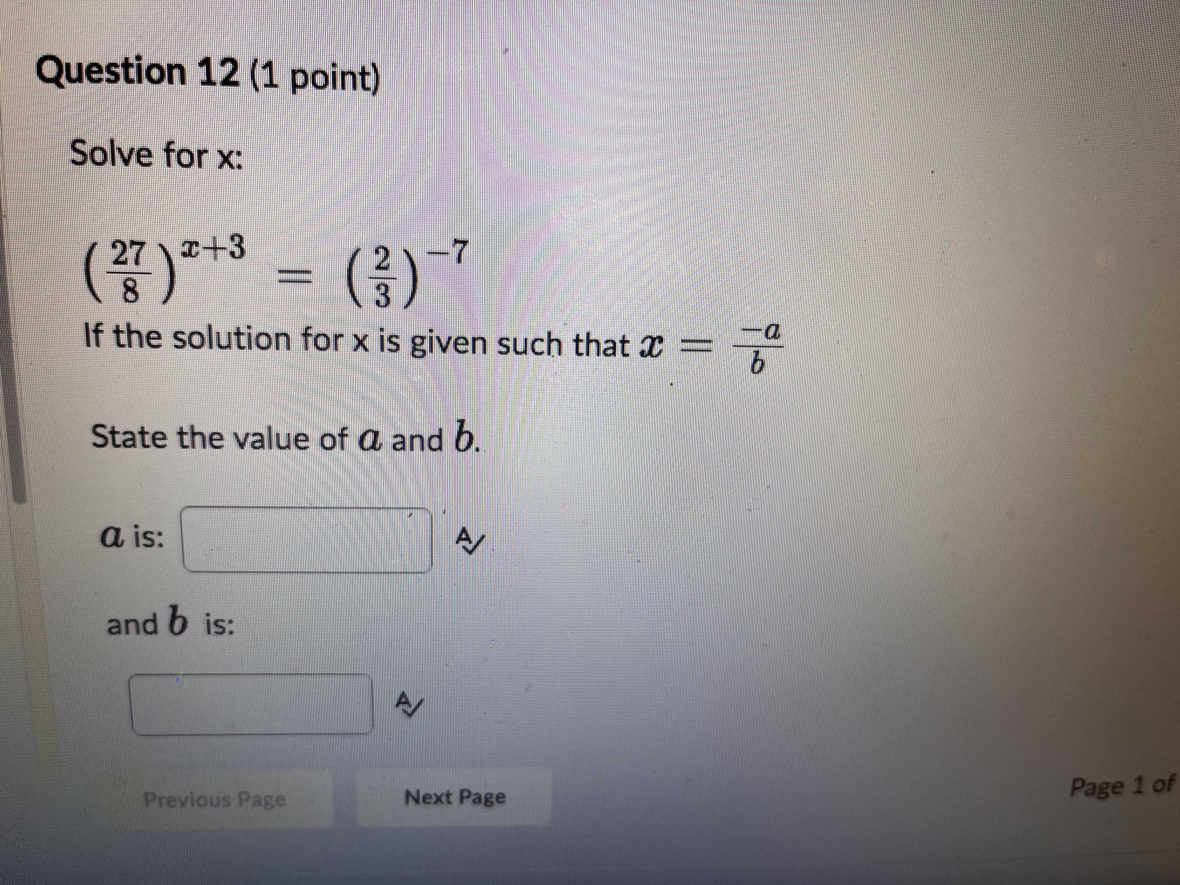 MacBook ProQuestion 19 (1 point) Ifloga b = 1. 52 , where
