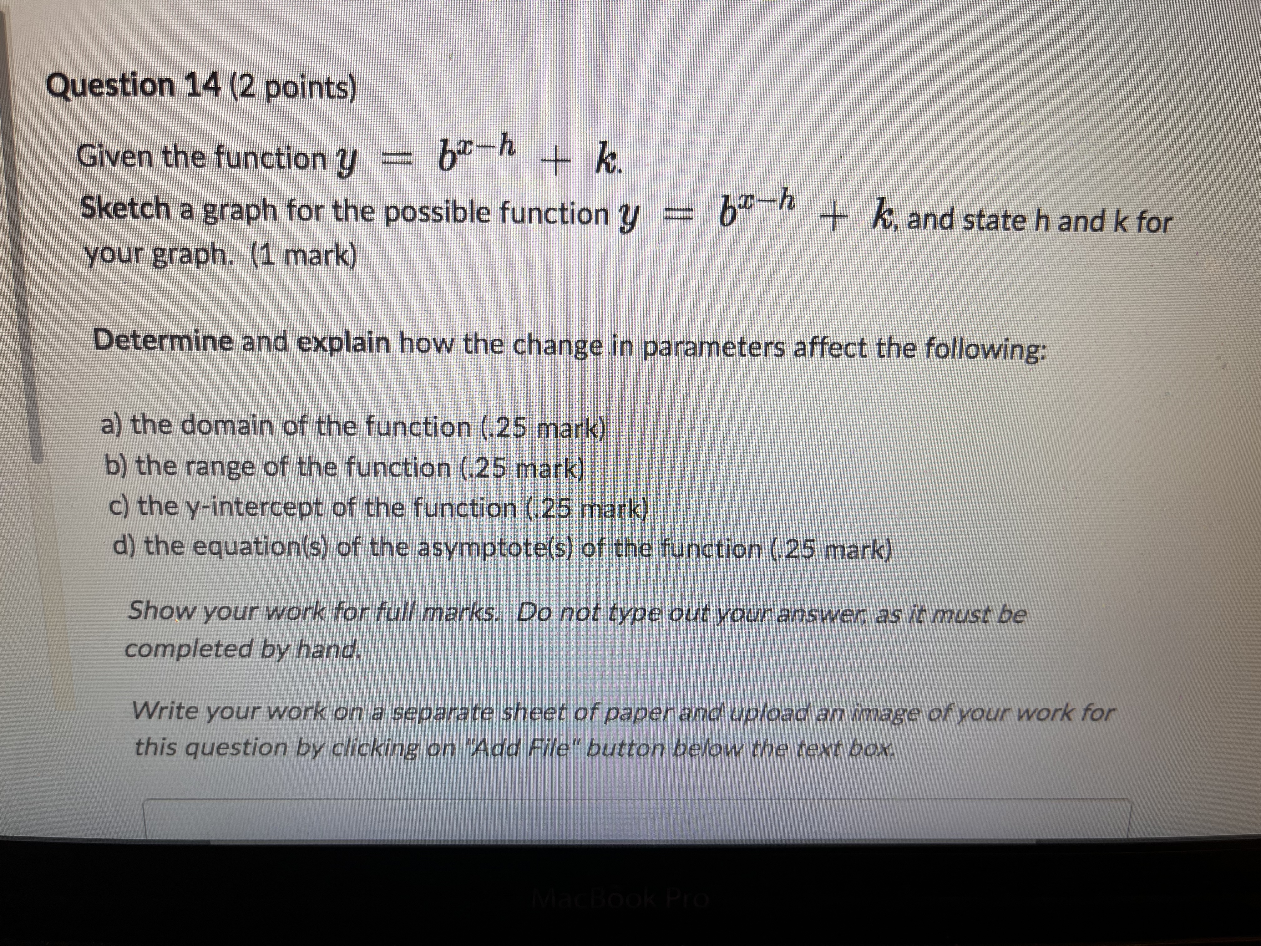 x-intercept and the y-intercept of the inverse log. (b) W log. (a)