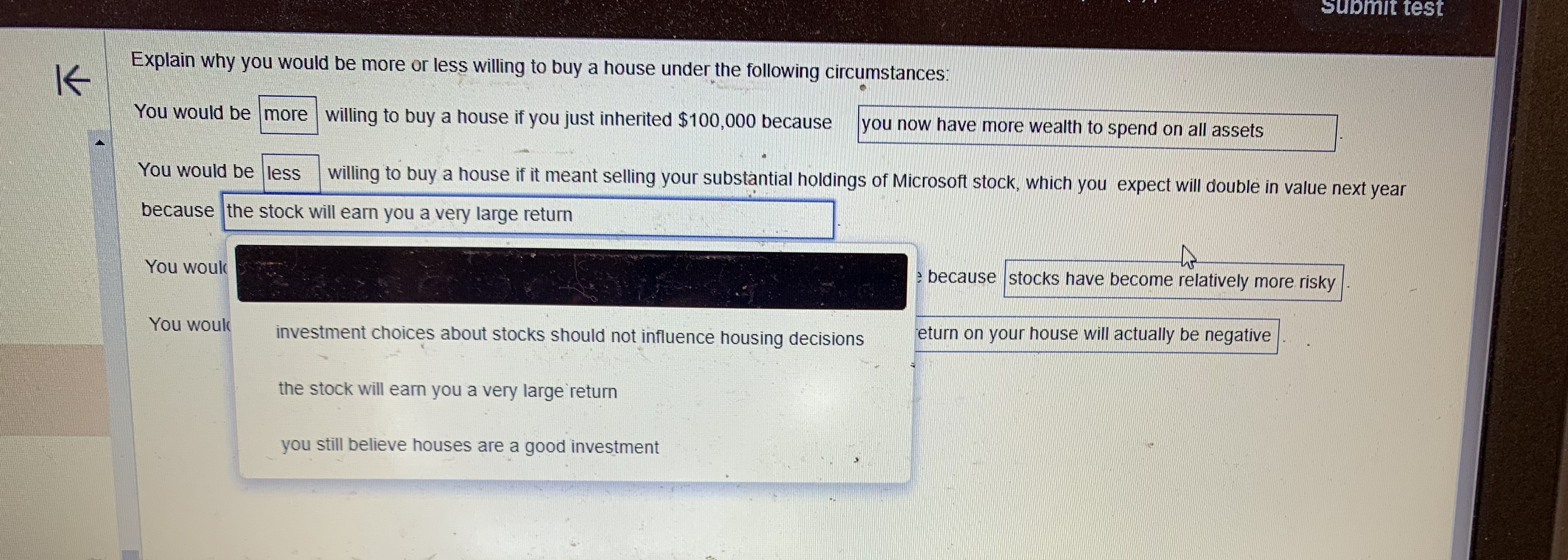 selling your substantial holdings of Microsoft stock, which you expect will double