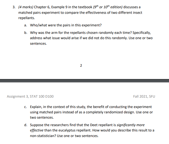  3. [4 marks} Chapter 6. Example 9 in the textbook {39'1"