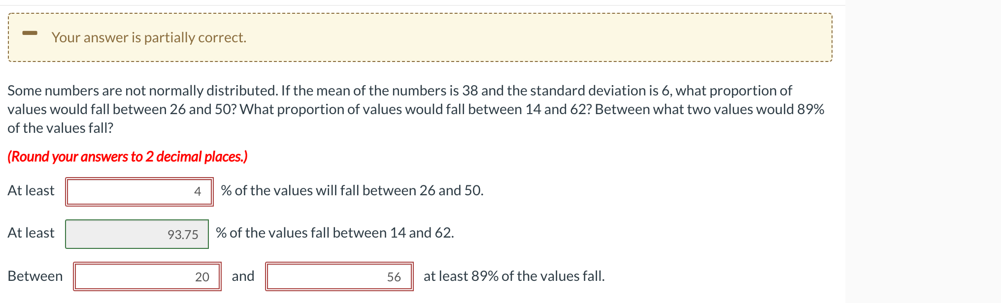 = z score for 4 = z score for 9 = z