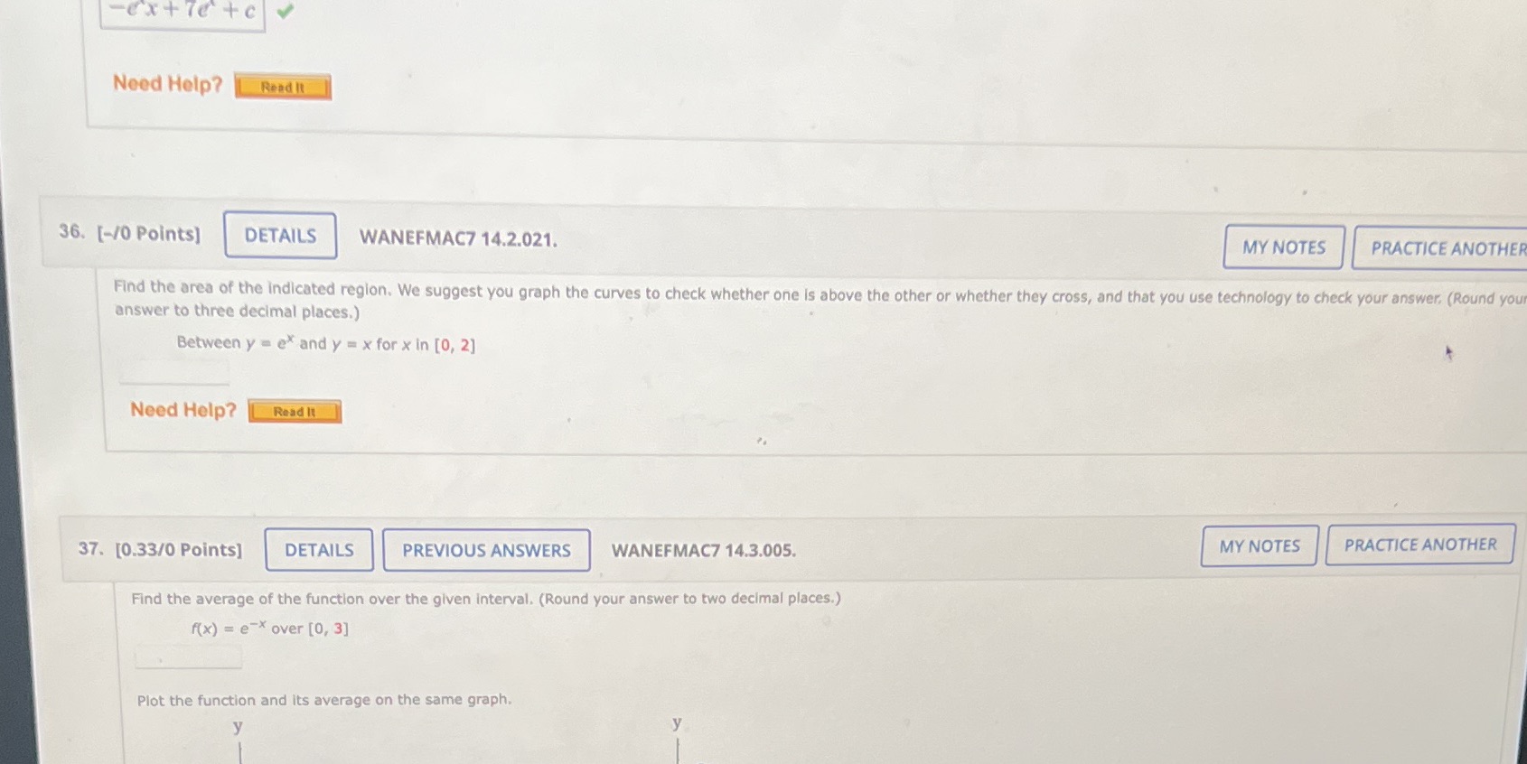  extretc V Need Help? Read It 36. [-/0 Points] DETAILS WANEFMAC7