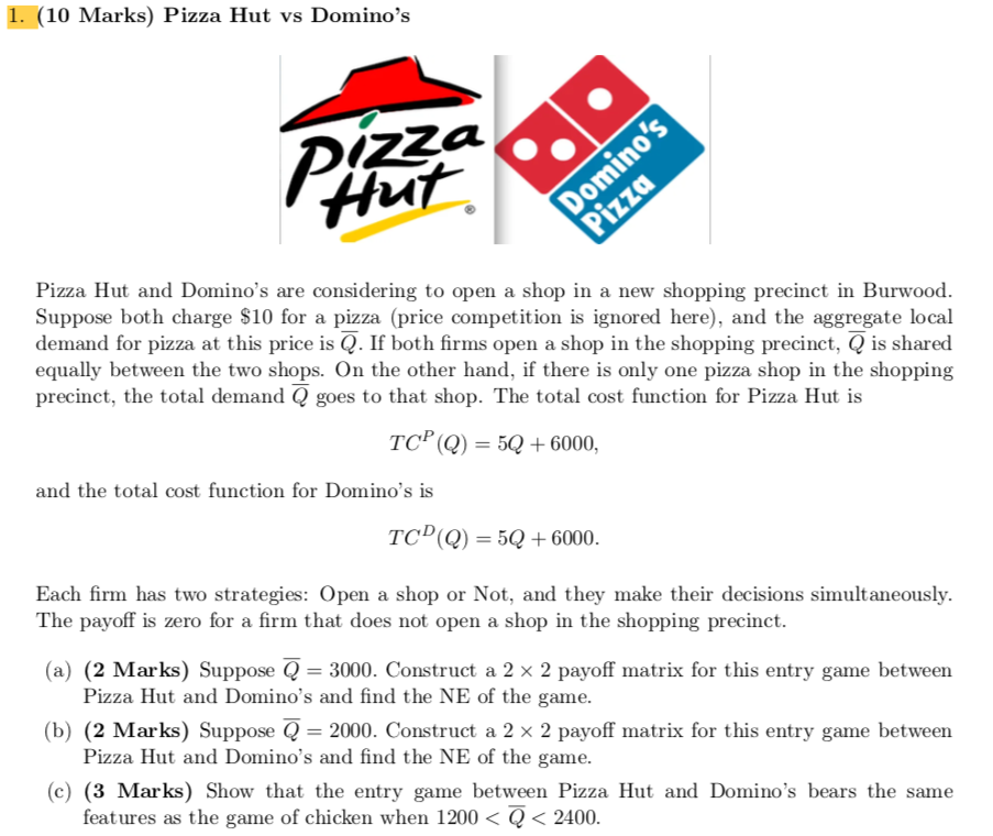 Hi please answer this question. i am struggling with it. 1. (10