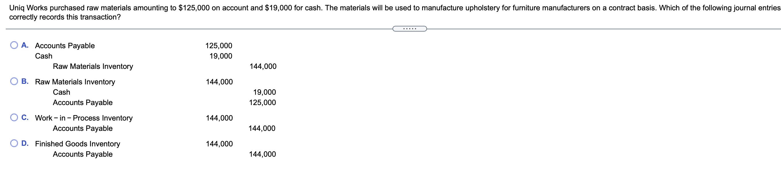 Ending Merchandise Inventory 55,500 How much is the gross prot for the