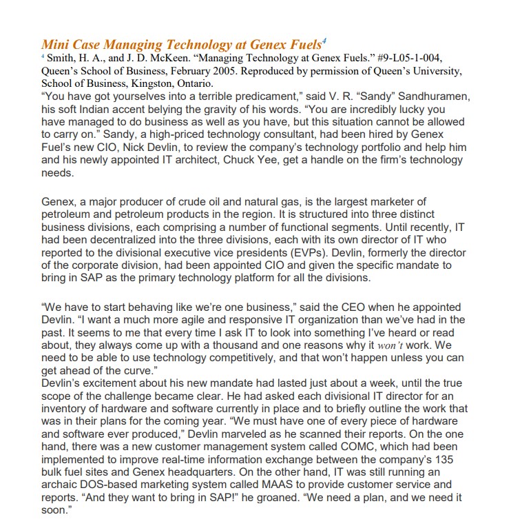 see Genex move into the twenty-first century. Staff at Genex cover vast